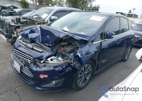 2017 Ford C-Max Energi Titanium z USA, uszkodzony, nr VIN 1FADP5FU0HL102662